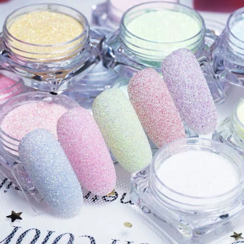 Nail Art Xmas - Блестящий сахарный Блестящий Порошок для ногтей,