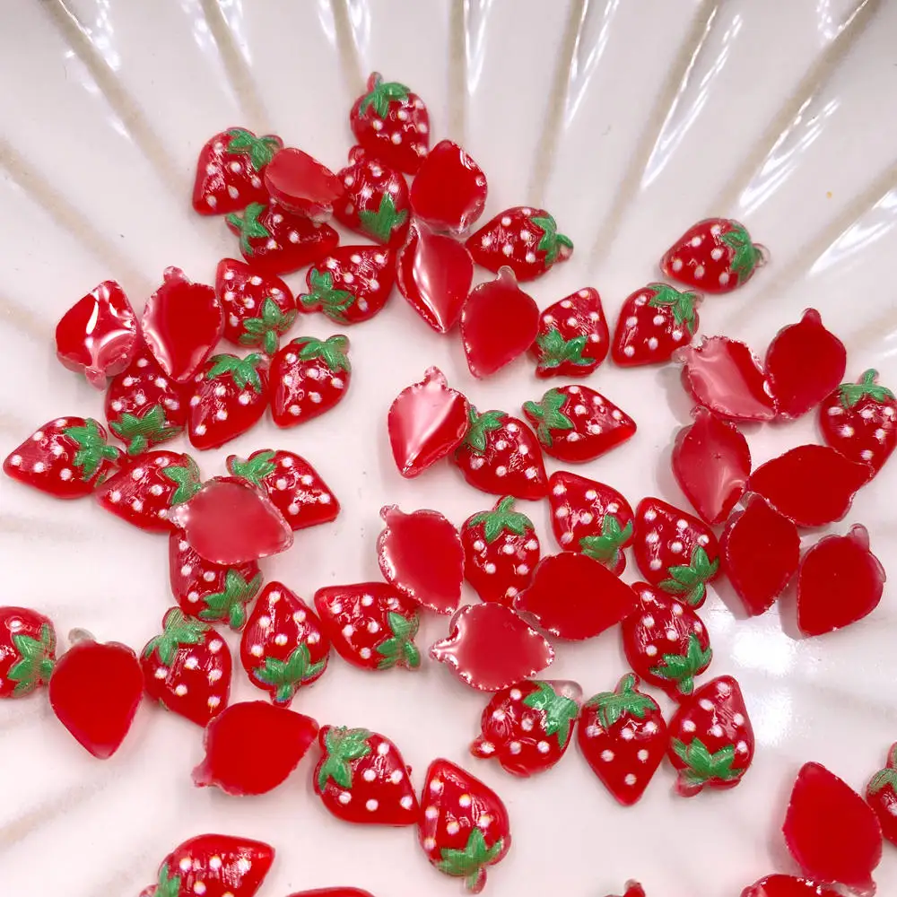 Nail Art Xmas - 60 шт., блестящая смола, красочные мини-3D
