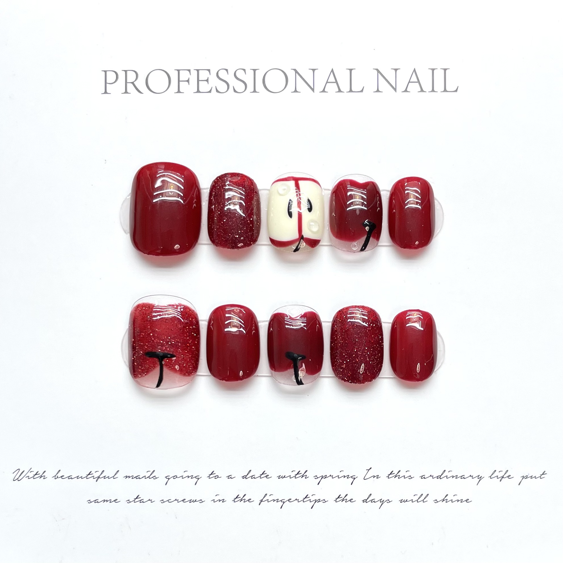 Nail Adhesive Tab - 10 шт. Роскошные накладные ногти ручной