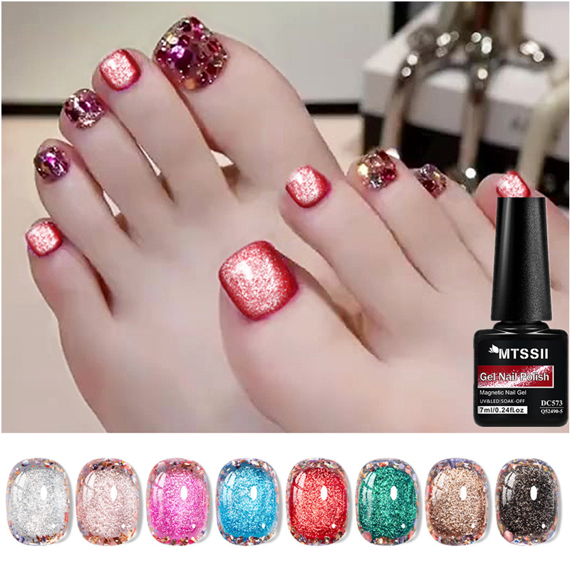 Nail Art Xmas - Супер блестящий магнитный гель-лак для ногтей