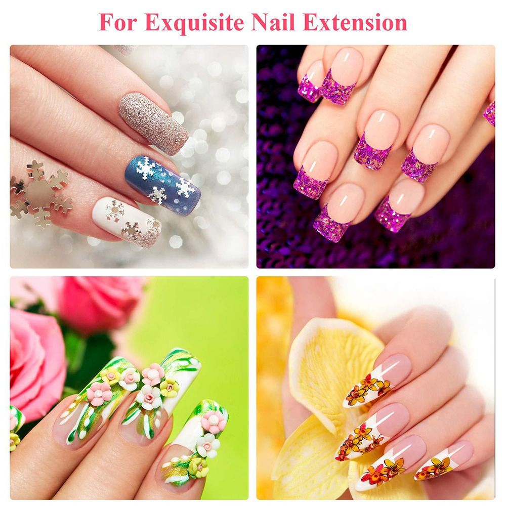 Nail Extension Form - 50 шт. прочный нетканый шелковый стекловолоконный