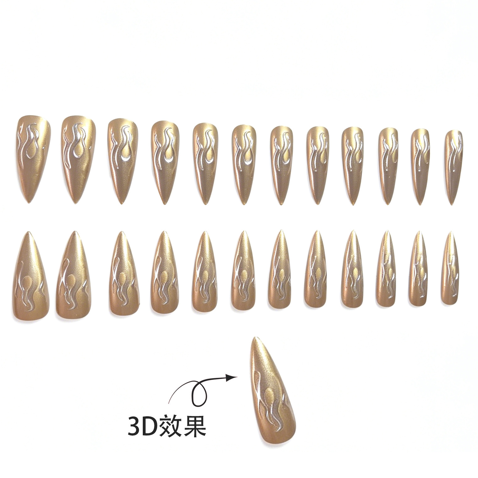 24 шт. 3D хромированные серебр – обзор и цена Nail Art Chrome
