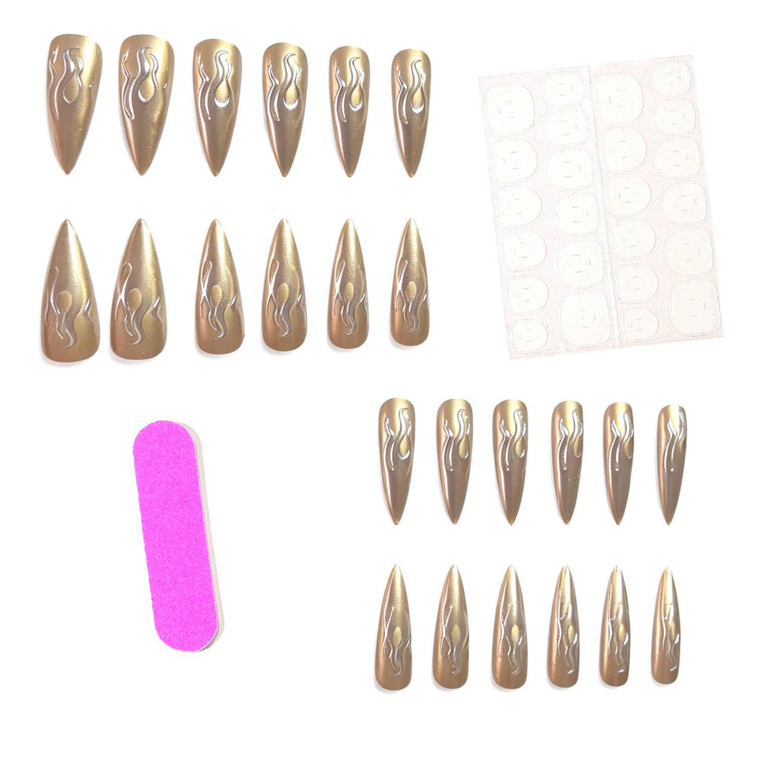24 шт. 3D хромированные серебр – обзор и цена Nail Art Chrome