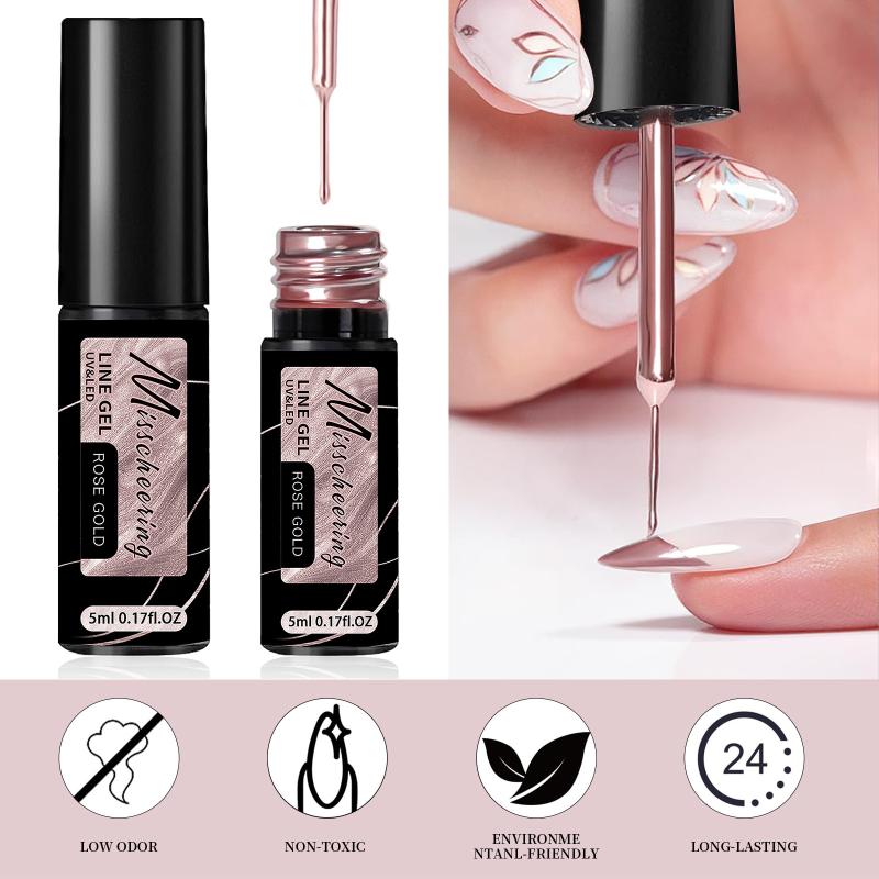 Золотисто-серебристый металлич – обзор и цена Nail Art Chrome