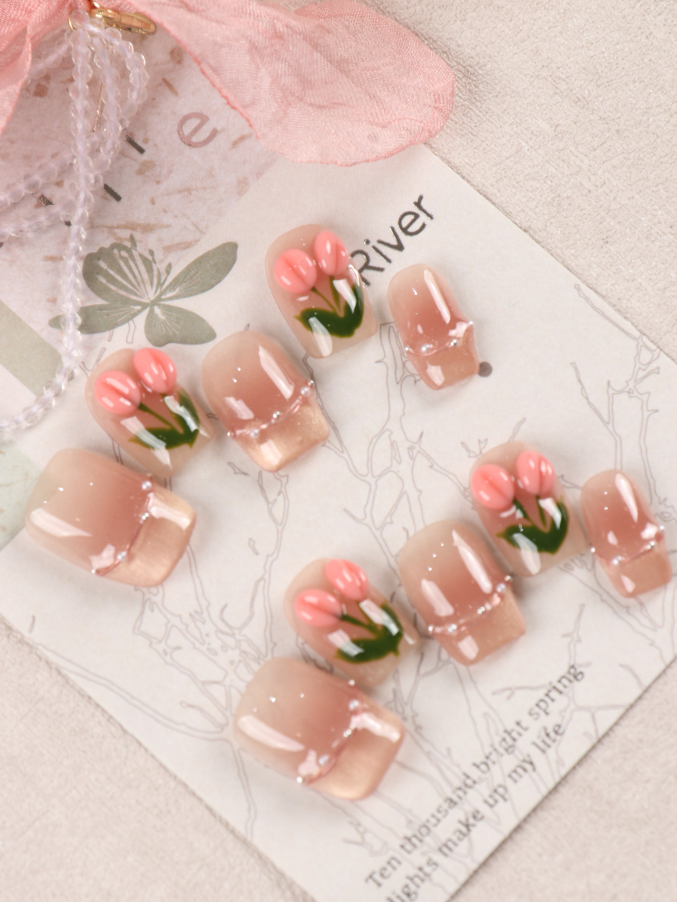 10 шт. коротких накладных ногт – обзор и цена Nail Adhesive Tab