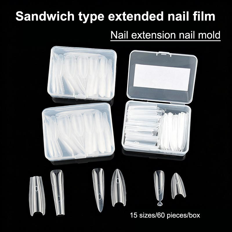 60 шт./упак. Формы для наращив – обзор и цена Nail Extension Form