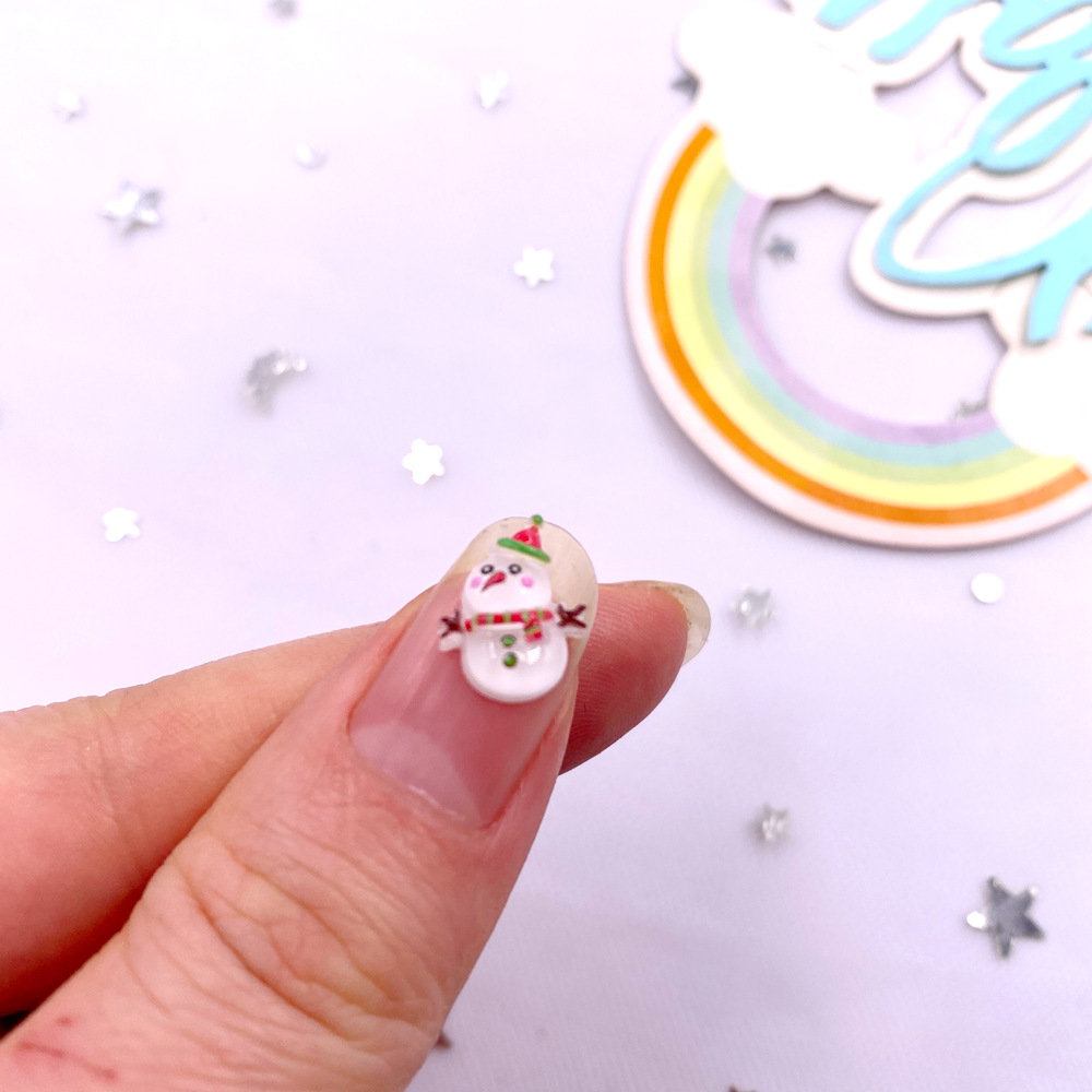 50 шт., пластиковые разноцветн – обзор и цена Nail Art Xmas