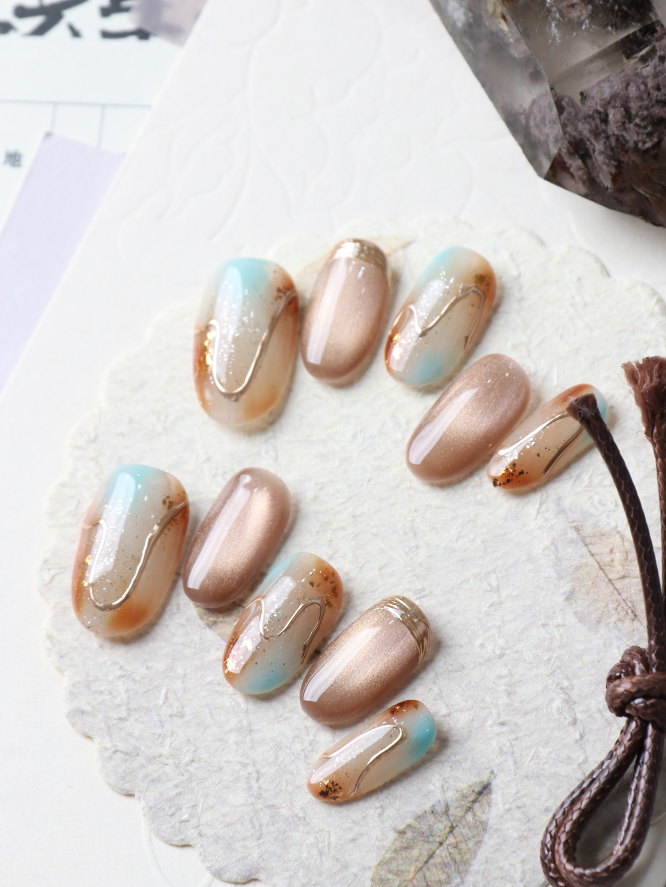 10 шт. коротких накладных ногт – обзор и цена Nail Adhesive Tab