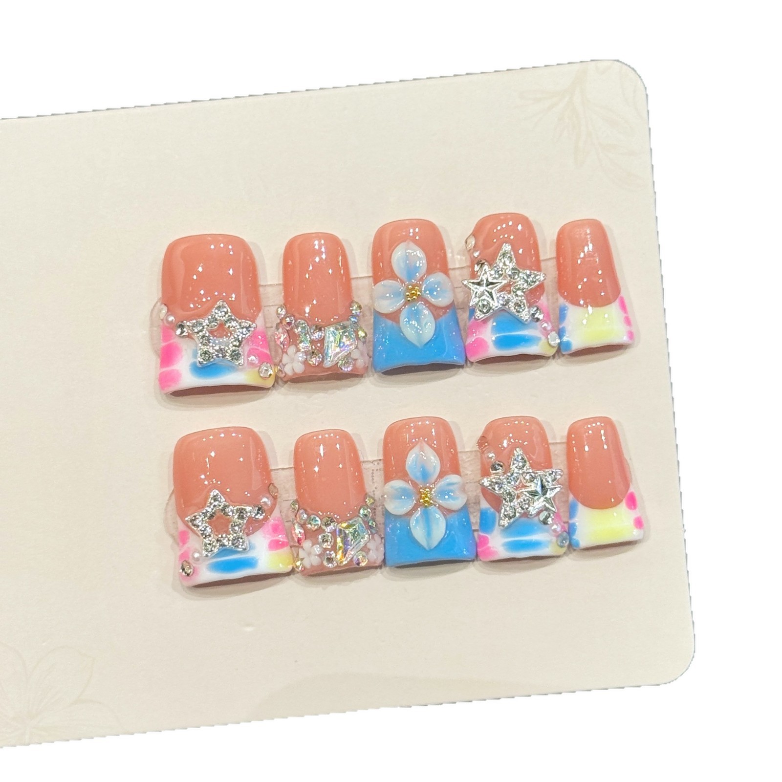 10 шт. роскошный пресс ручной  – обзор и цена Nail Adhesive Tab