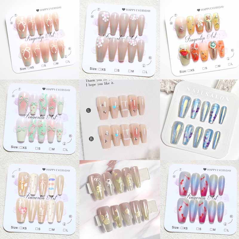 10 шт., женские туфли во франц – обзор и цена Nail Art Y2K