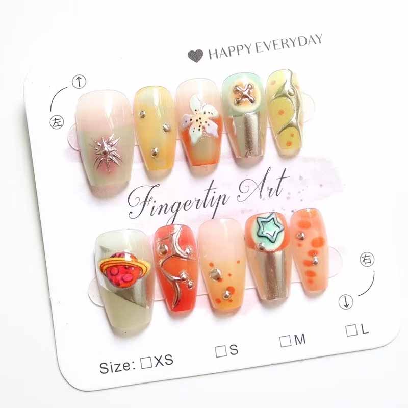 10 шт., женские туфли во франц – обзор и цена Nail Art Y2K
