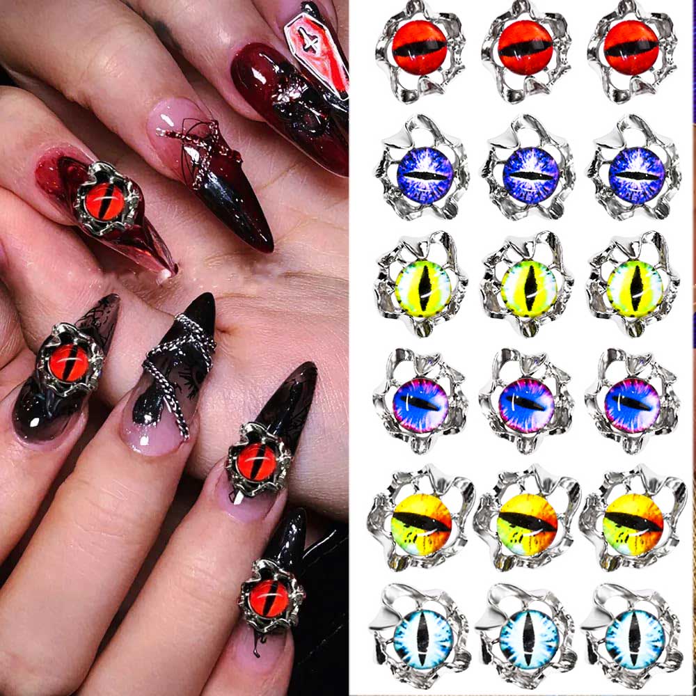 Aolly Y2K Devil Eye Подвески д – обзор и цена Nail Art Xmas