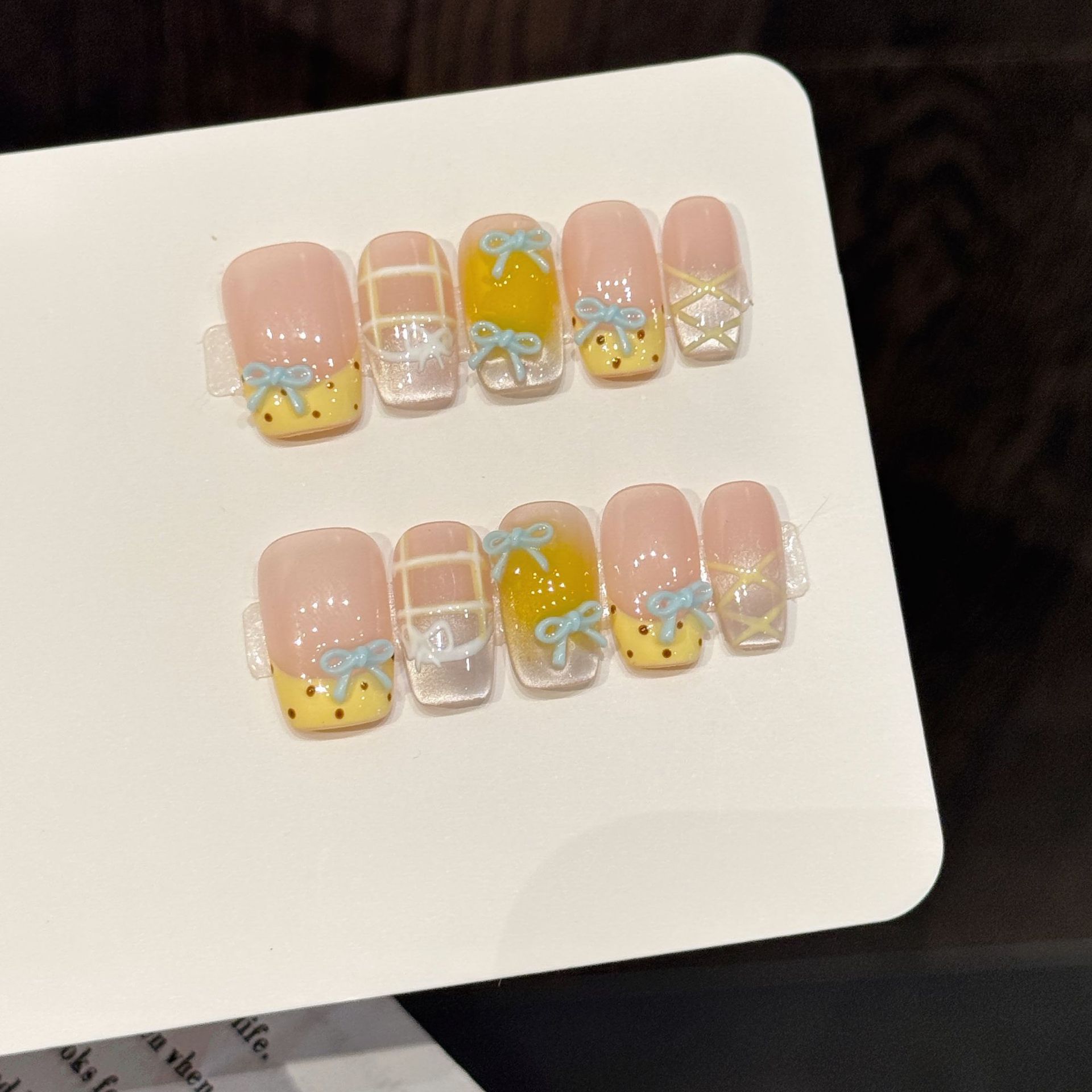 10 шт., милые кавайные накладн – обзор и цена Nail Art Y2K