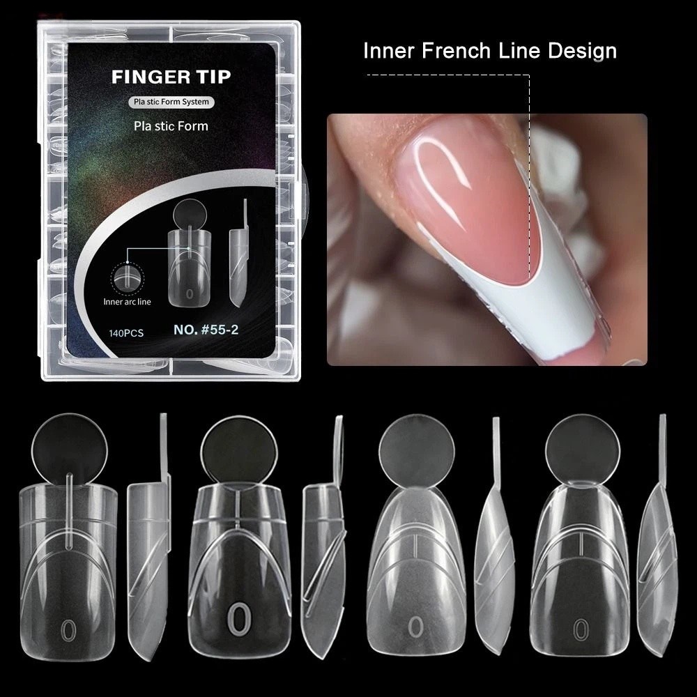 140 шт. матовых двойных форм д – обзор и цена Nail Extension Form