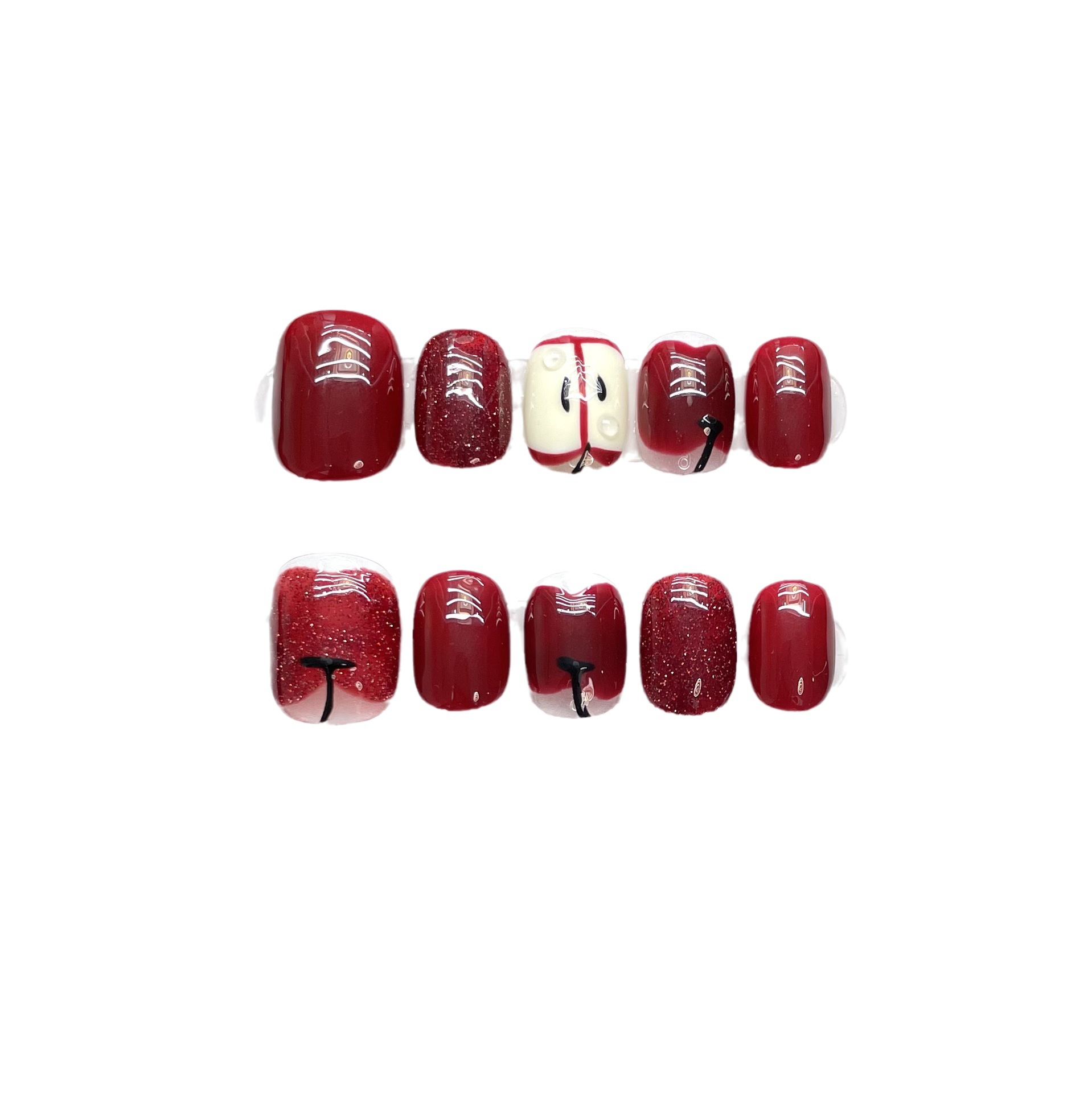 10 шт. Роскошные накладные ног – обзор и цена Nail Adhesive Tab