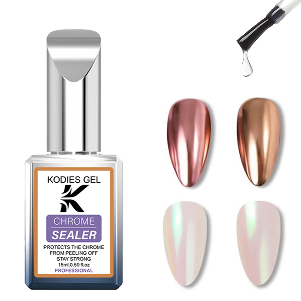 Гель-лак KODIES GEL Chrome Top – обзор и цена Nail Art Chrome
