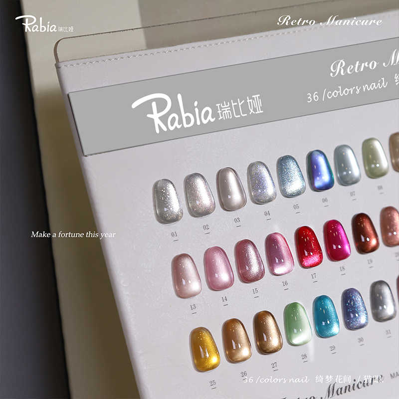 Набор гель-лаков RABIA Moonlig – обзор и цена Nail Art Cat Eye