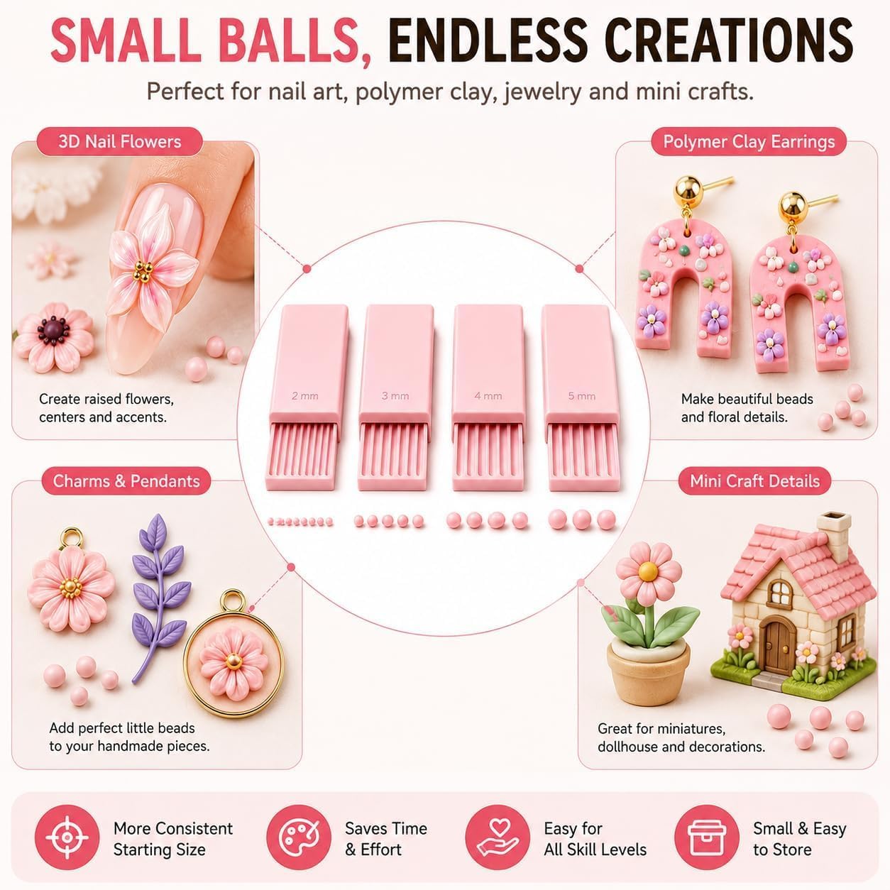 4 шт. инструмента для создания – обзор и цена Nail Art Ideas