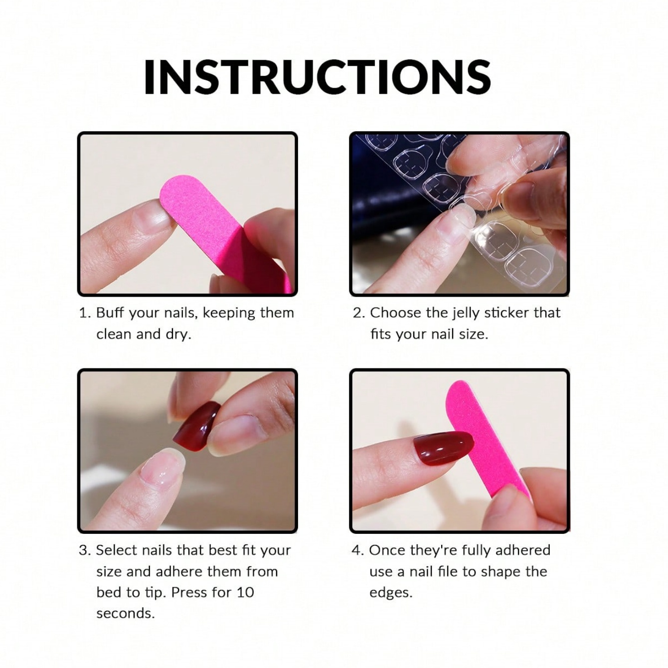 Накладные ногти средней длины, – обзор и цена Nail Art Y2K