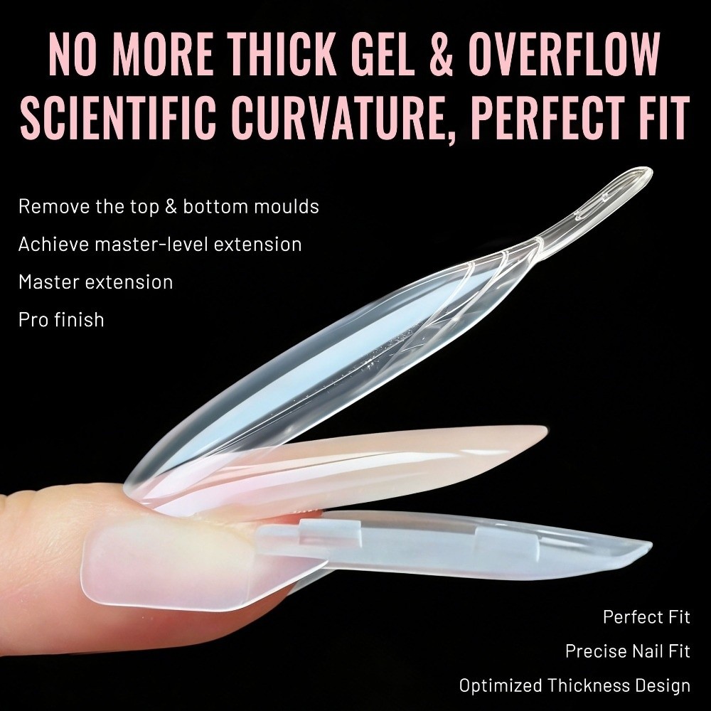 120 шт. многоразовых прозрачны – обзор и цена Nail Extension Form