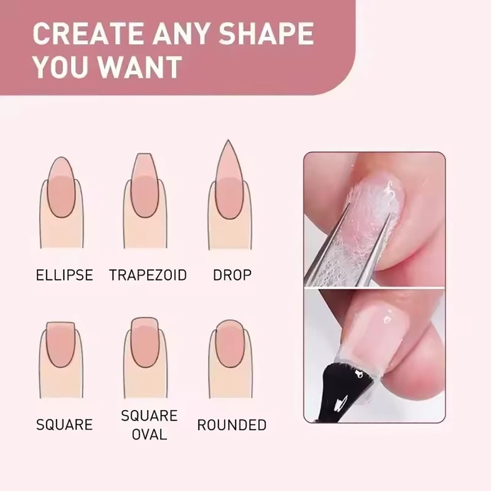 50 шт. прочный нетканый шелков – обзор и цена Nail Extension Form