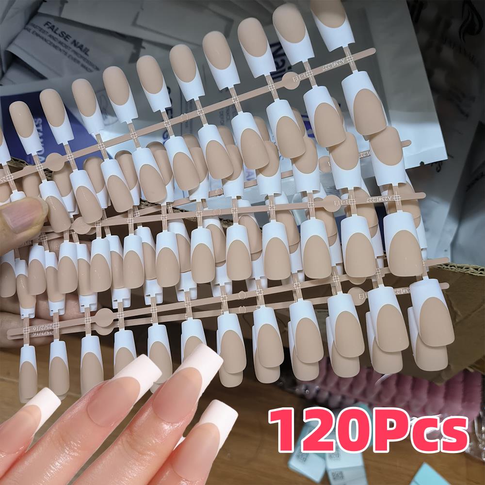 120 шт., телесные французские  – обзор и цена Nail Art Wedding