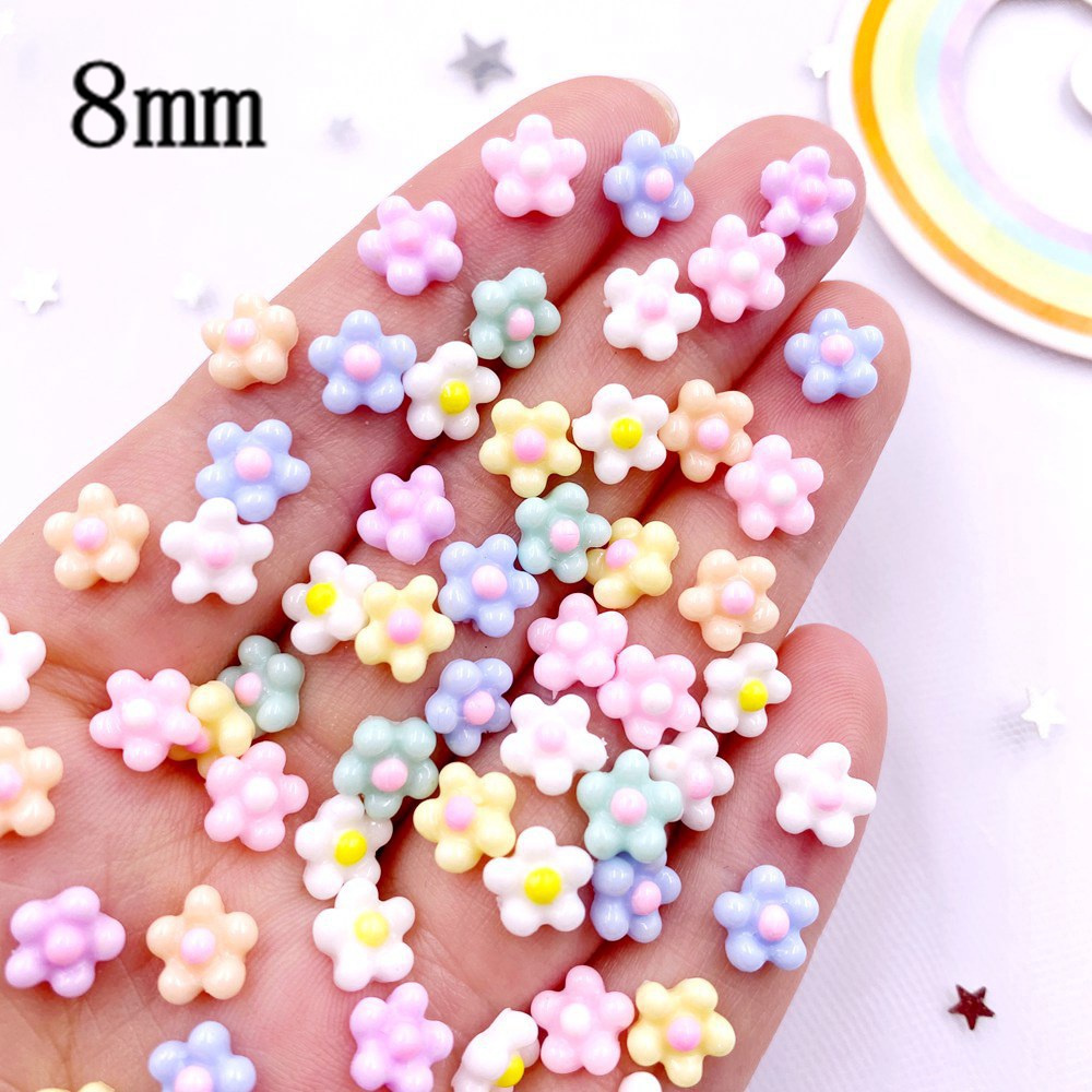 100 шт. 8 мм, 3D, цветные, мил – обзор и цена Nail Art Xmas