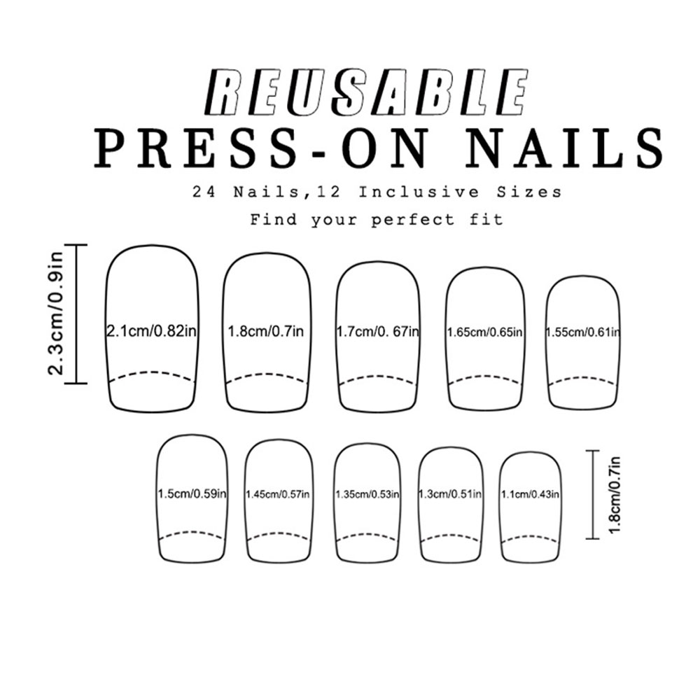 24 шт./компл. разноцветные нак – обзор и цена Nail Art Y2K