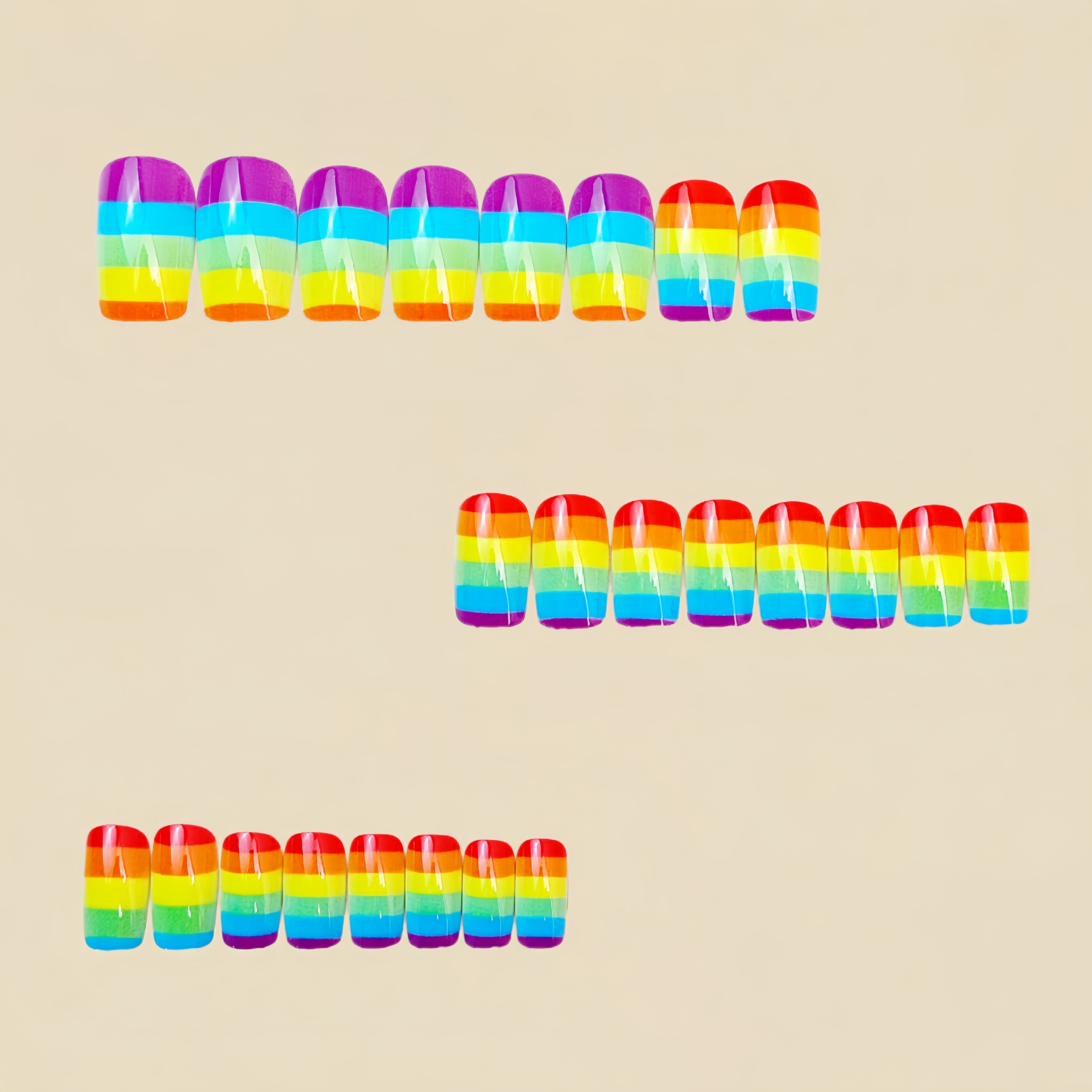 24 шт./компл. разноцветные нак – обзор и цена Nail Art Y2K